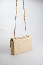CHANEL Classic Double Flap Beige