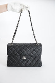 Chanel Double Face Flapbag Caviar Shw