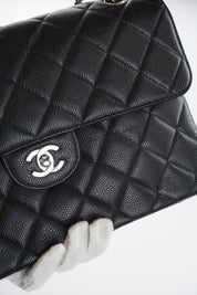 Chanel Double Face Flapbag Caviar Shw