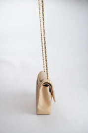 CHANEL Classic Double Flap Beige