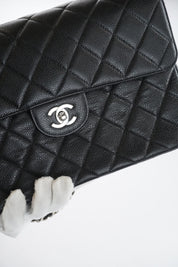 Chanel Double Face Flapbag Caviar Shw