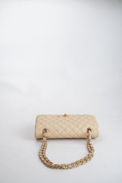 CHANEL Classic Double Flap Beige