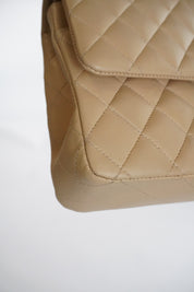CHANEL Classic Double Flap Beige
