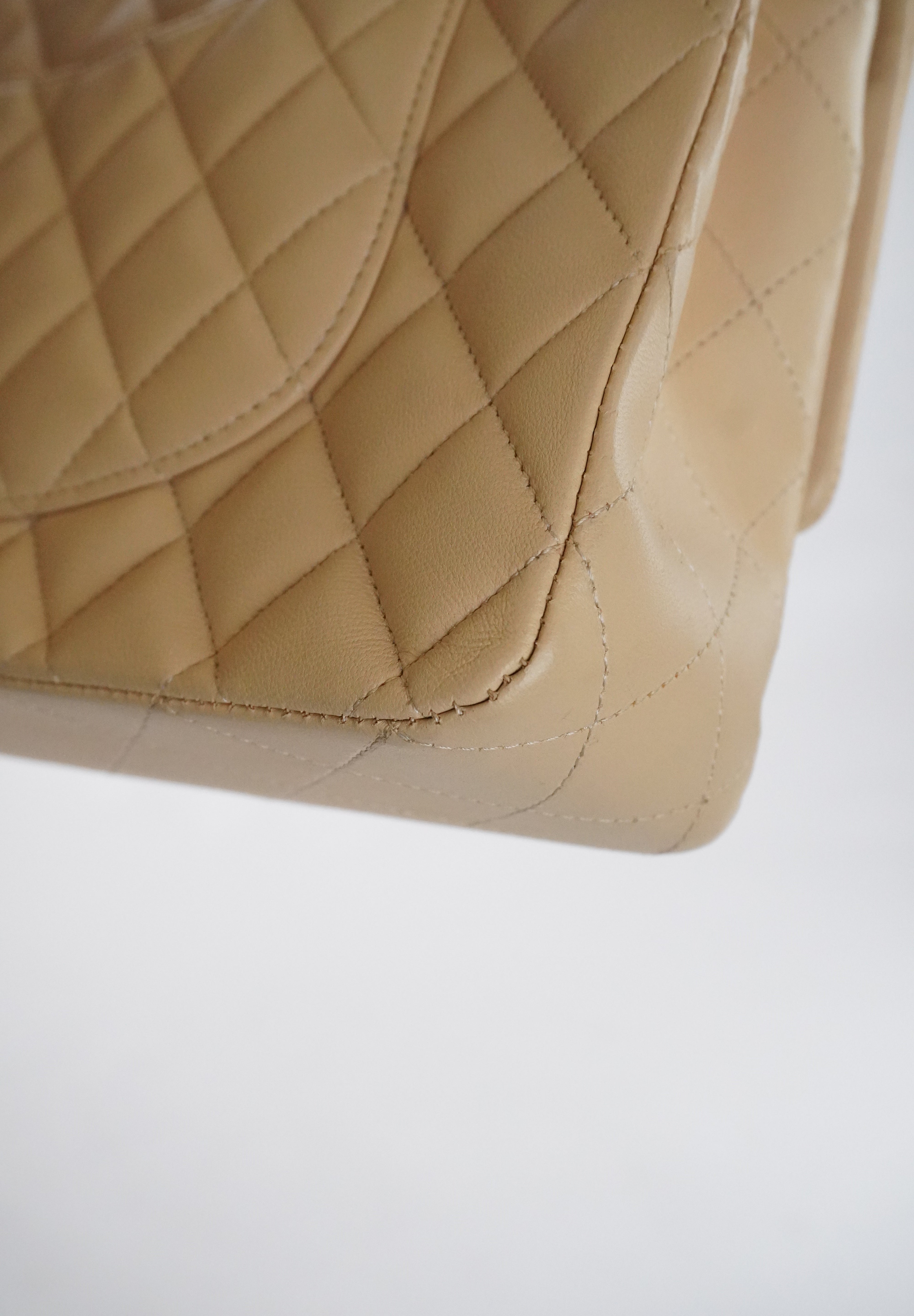 CHANEL Classic Double Flap Beige