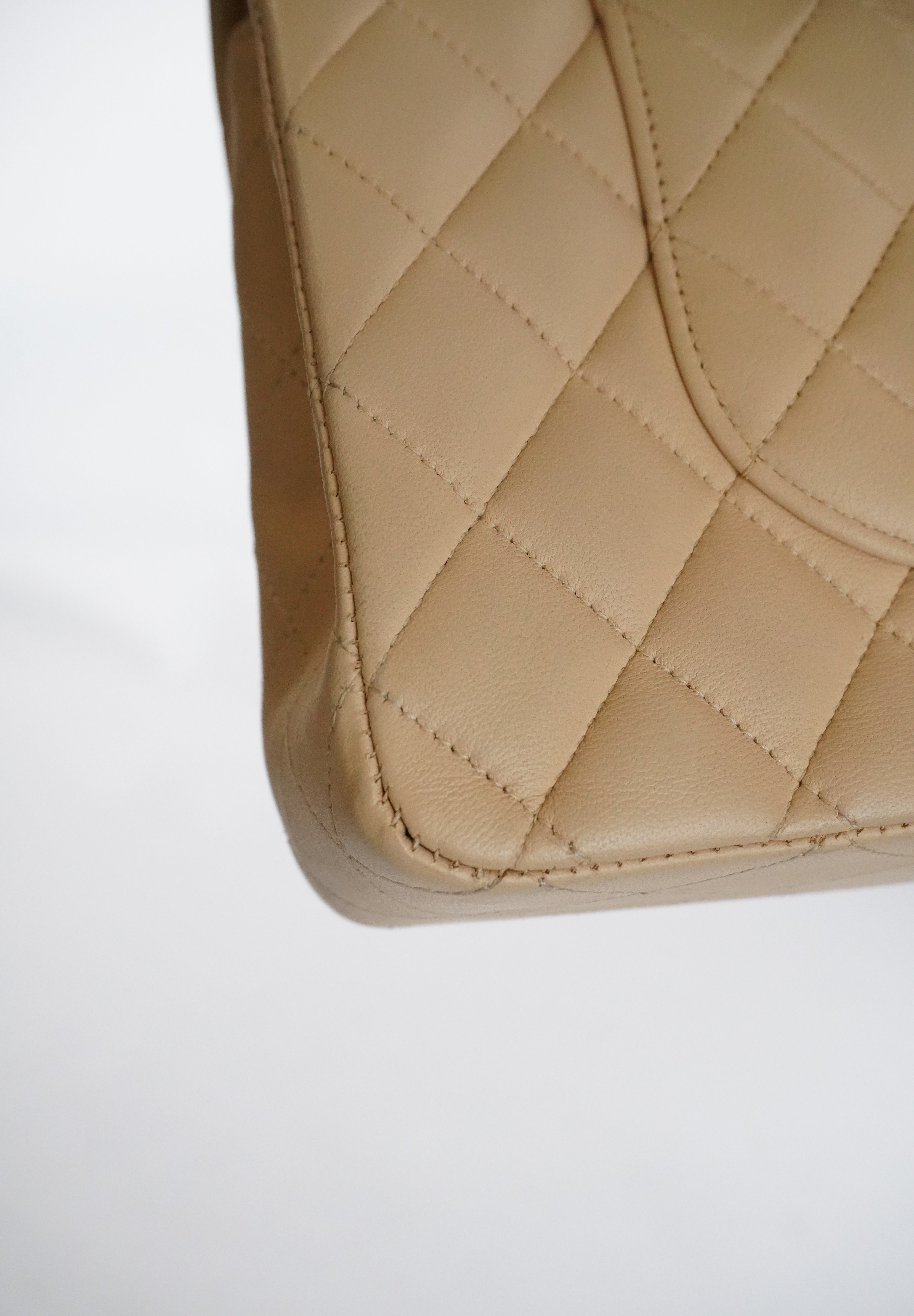 CHANEL Classic Double Flap Beige