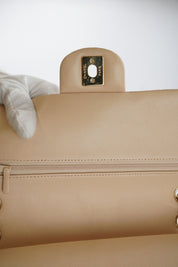 CHANEL Classic Double Flap Beige