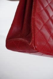 Chanel Red Caviar Tote 24k GHW (1996-1997)