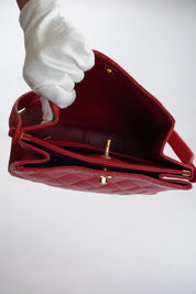 Chanel Red Caviar Tote 24k GHW (1996-1997)