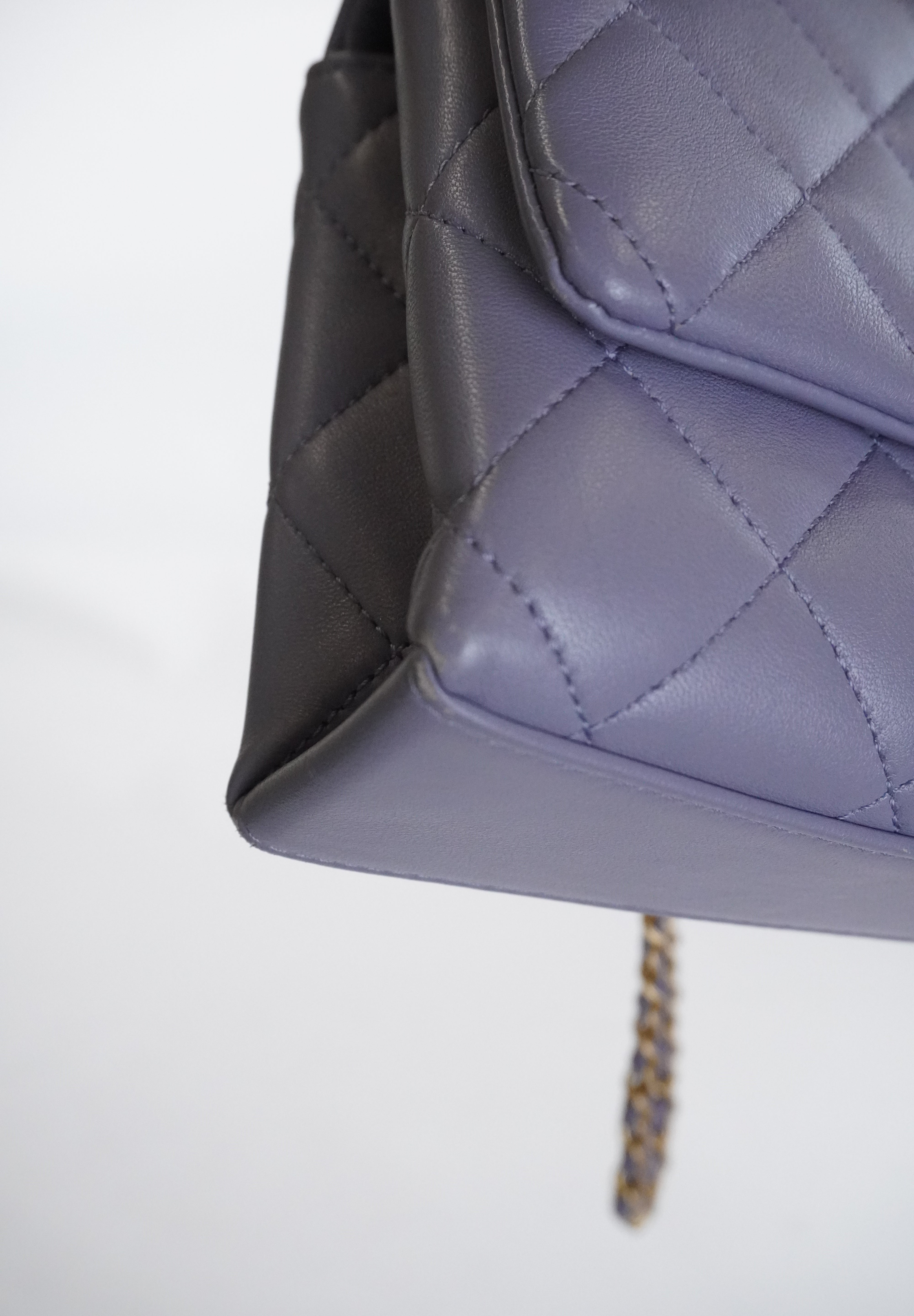 Chanel Mini Pearl Lilac Handbag Crossbody