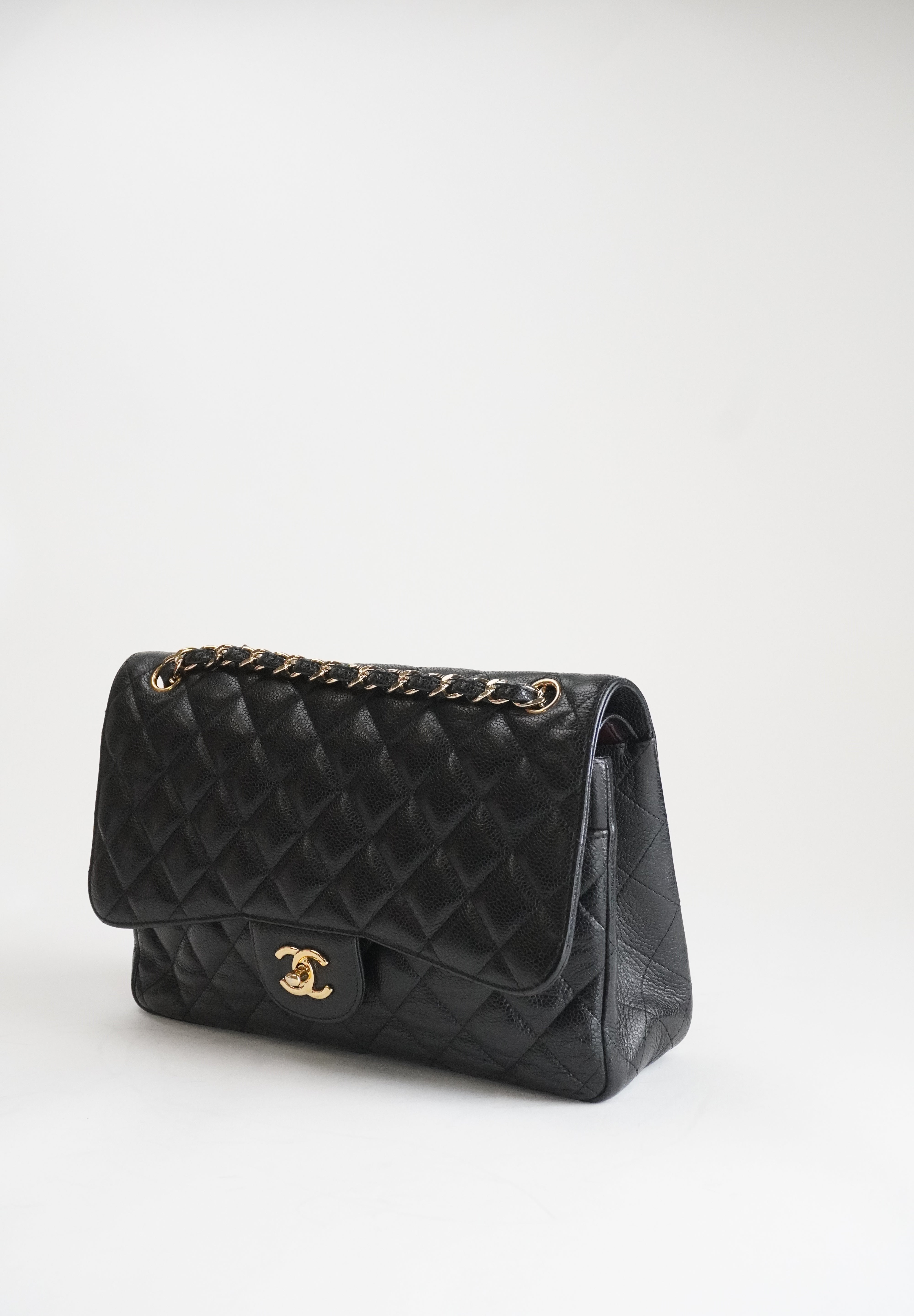 Chanel Classic Flapbag Jumbo Caviar (2013-2014)