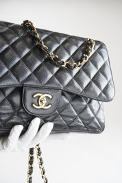 Chanel Classic Flapbag Jumbo Caviar (2013-2014)