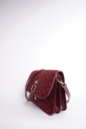 Celine CELINE Suede Triomphe Crossbody