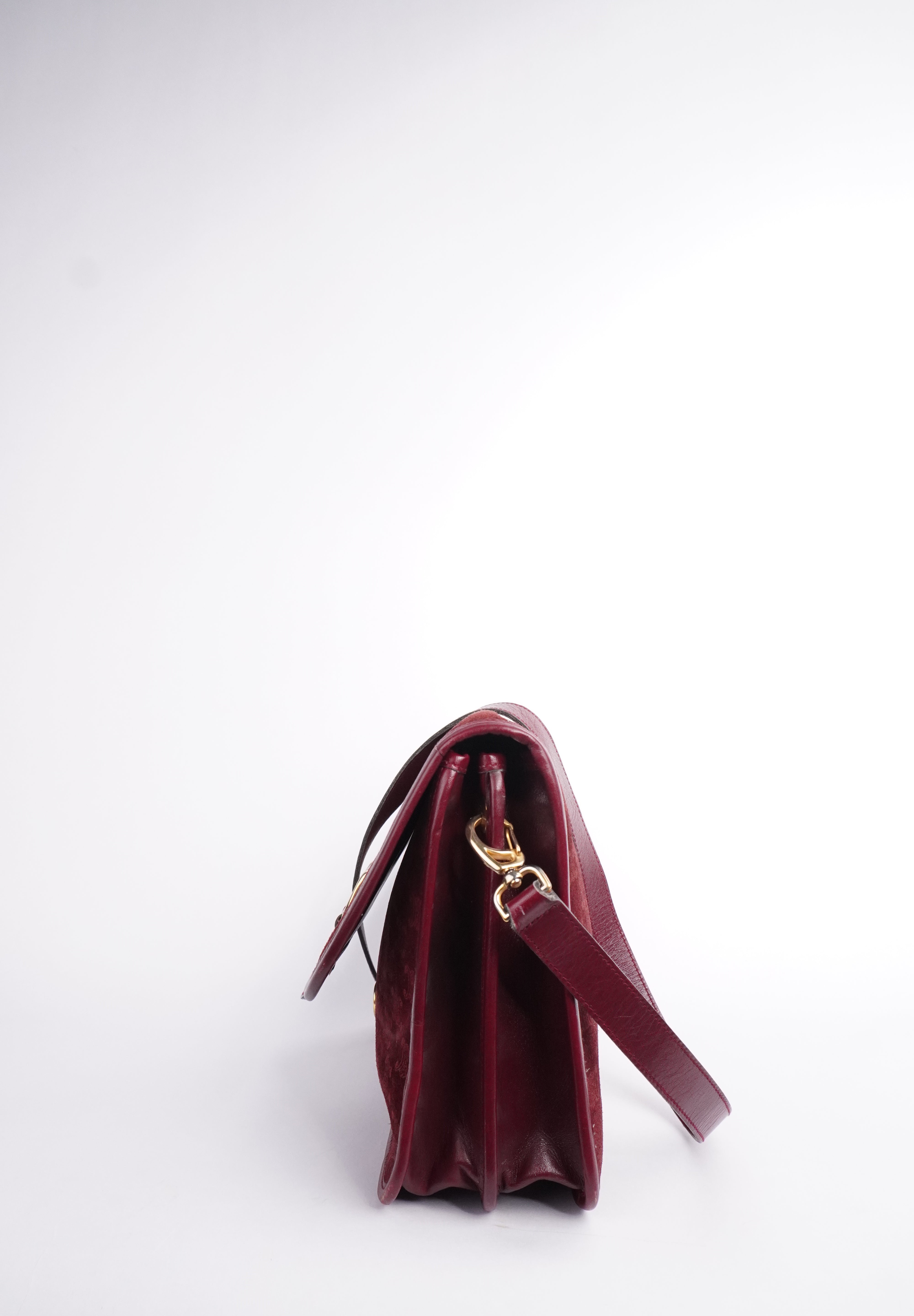 Celine CELINE Suede Triomphe Crossbody