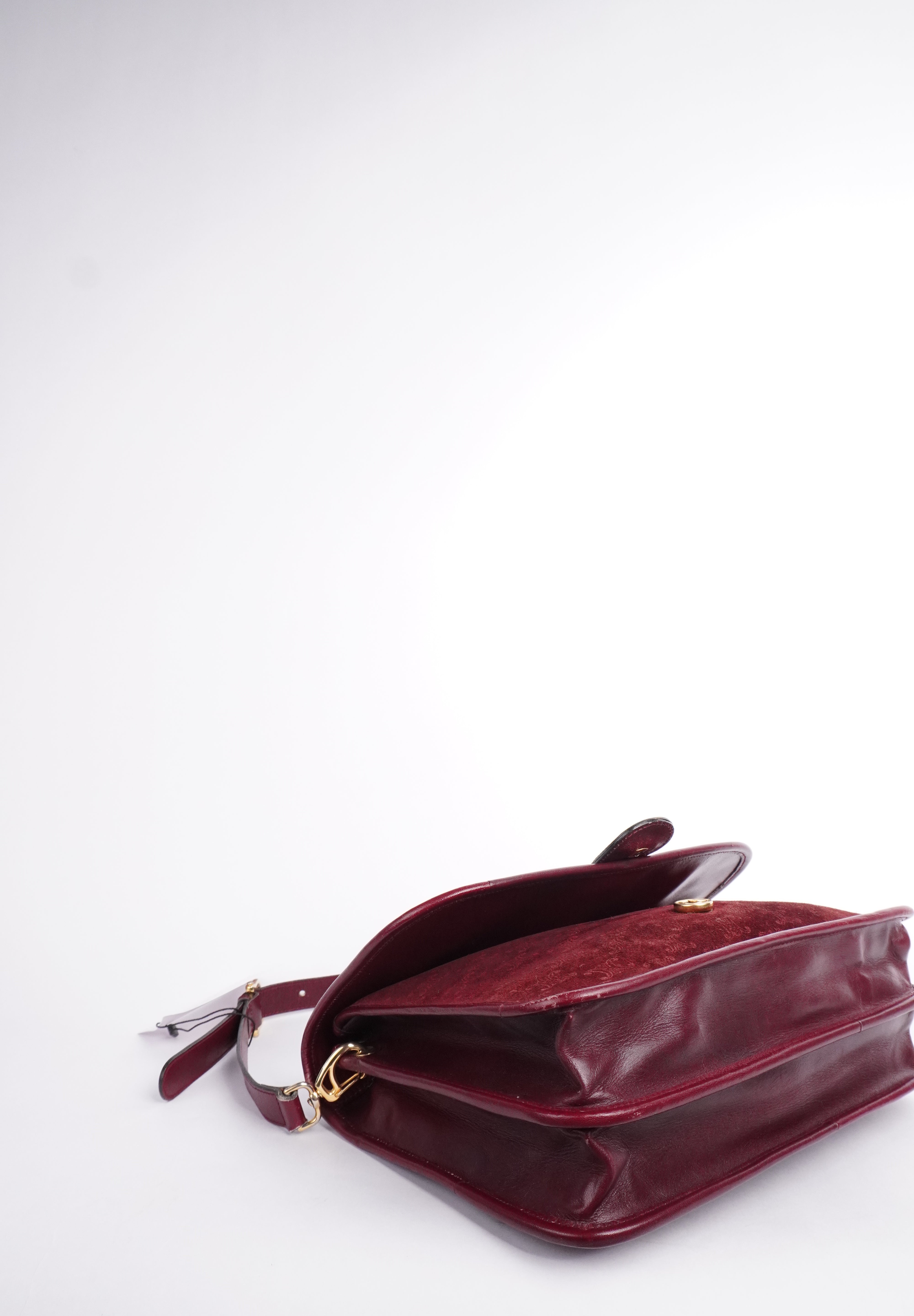Celine CELINE Suede Triomphe Crossbody