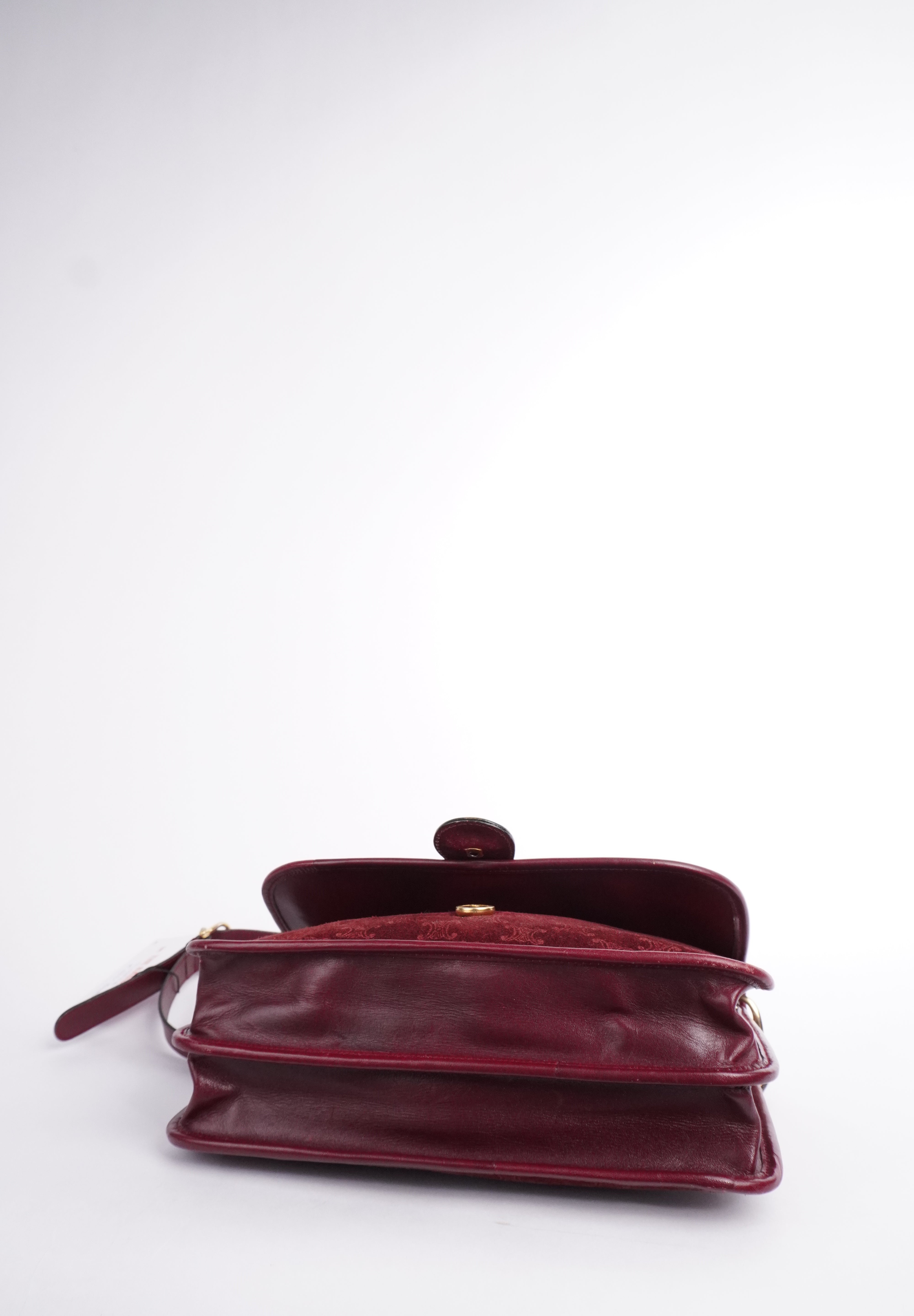 Celine CELINE Suede Triomphe Crossbody