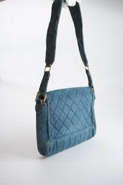 Chanel Matelasse Denim 24k ghw