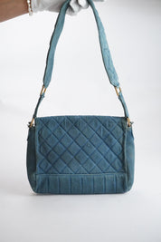 Chanel Matelasse Denim 24k ghw