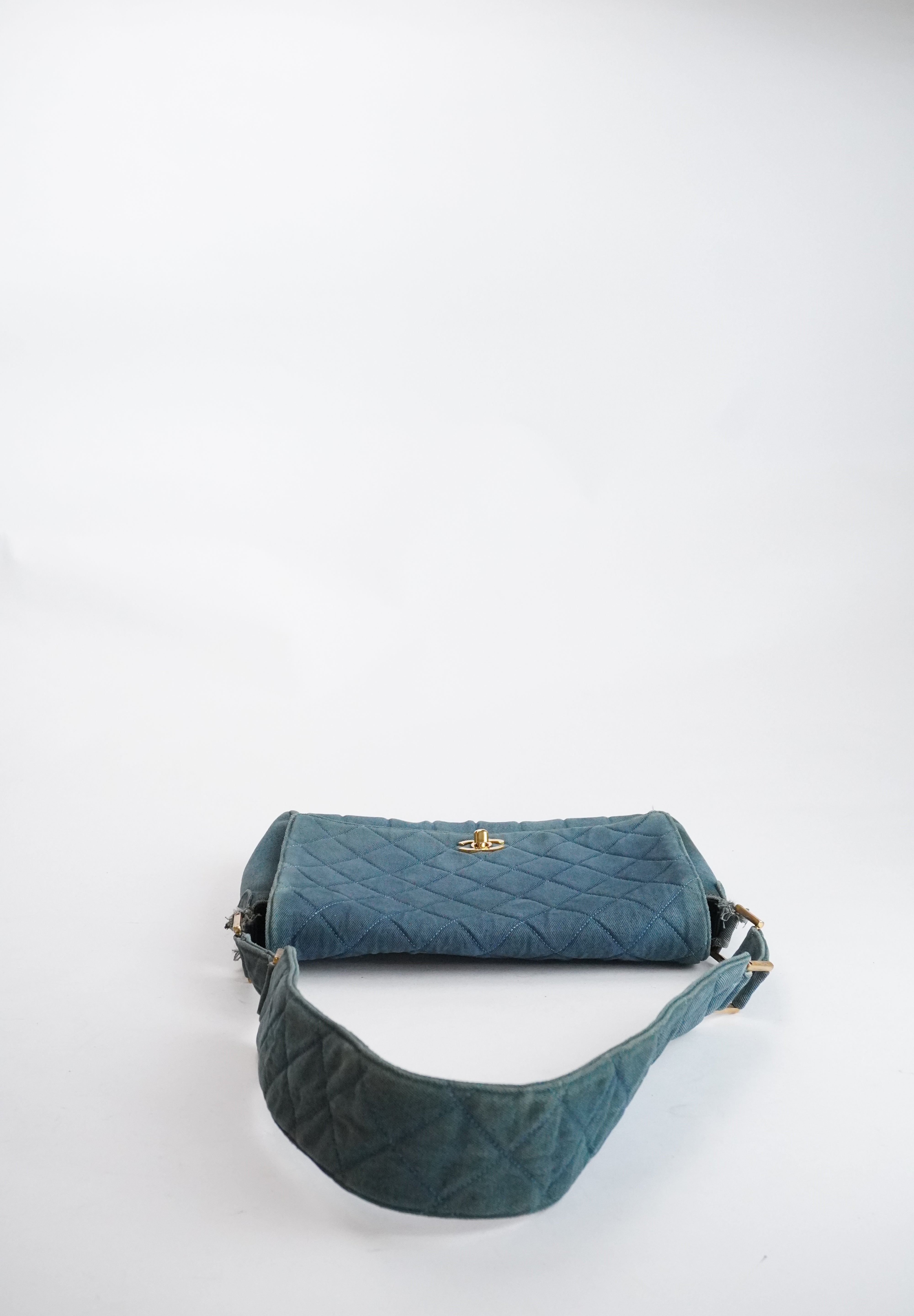 Chanel Matelasse Denim 24k ghw