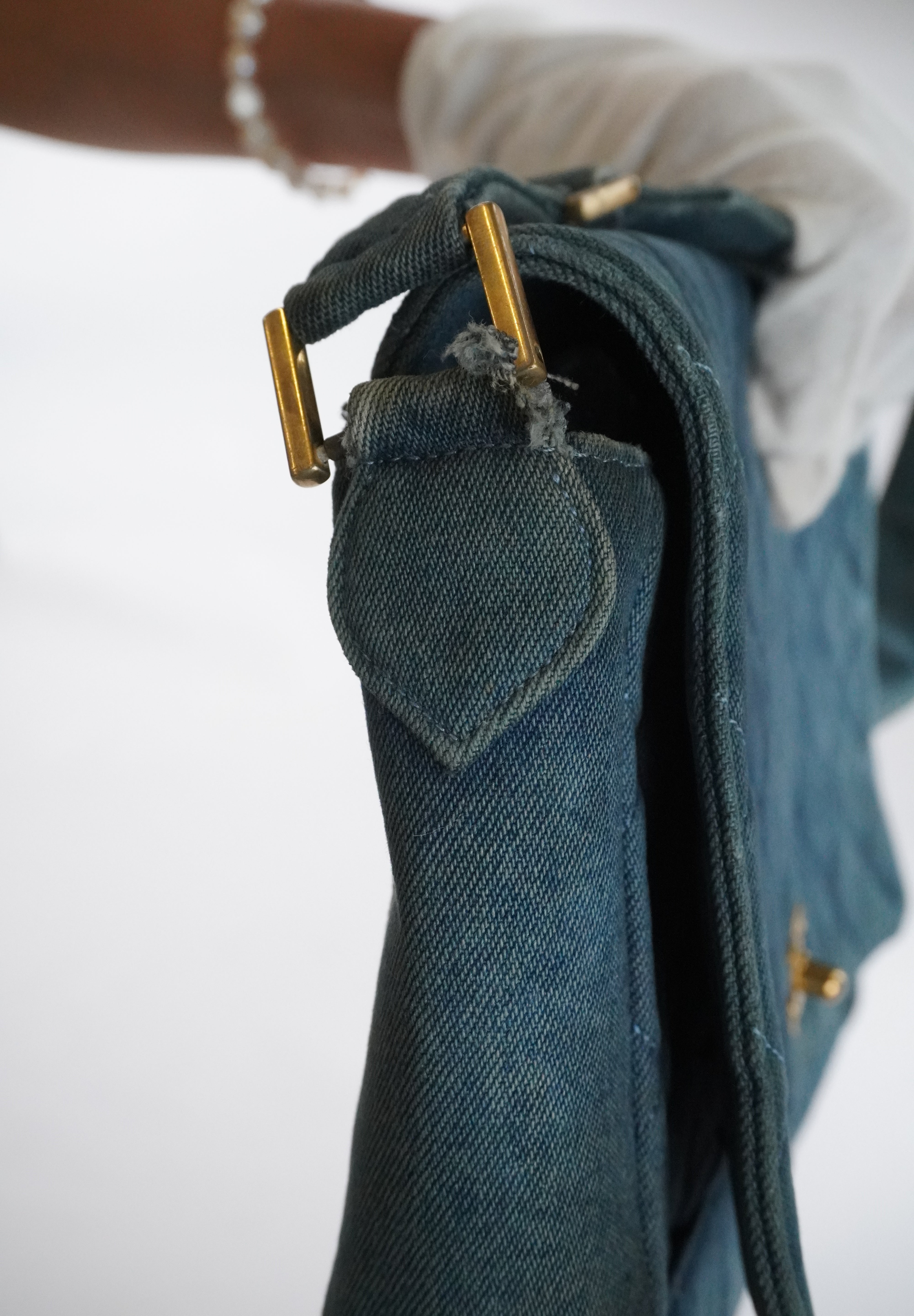 Chanel Matelasse Denim 24k ghw