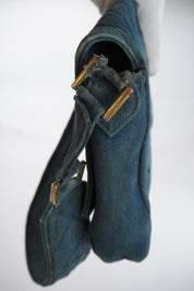 Chanel Matelasse Denim 24k ghw