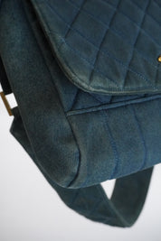 Chanel Matelasse Denim 24k ghw