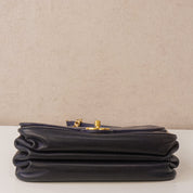 Chanel Paris Cosmopolite Blue Calfskin Flapbag Small