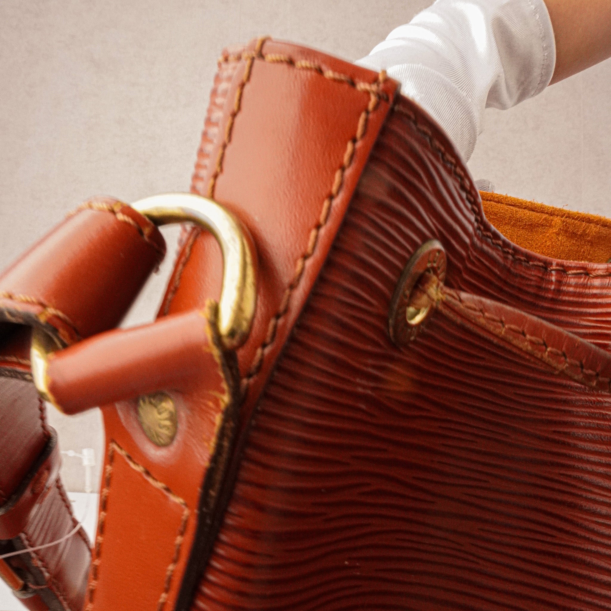 Louis Vuitton Petit Noé Epi Kenyan Brown
