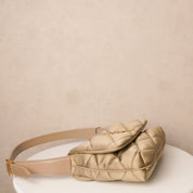 Saint Laurent YSL Mouse Quilted Satin Le 57 Hobo Bag