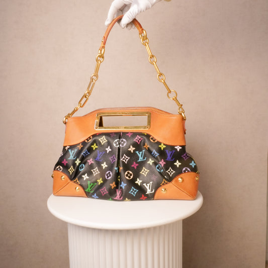 Louis Vuitton x Takashi Murakami Judy MM Multicolor Noir