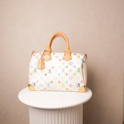 Louis Vuitton x Takashi Murakami Speedy 30 Multicolor Blanc