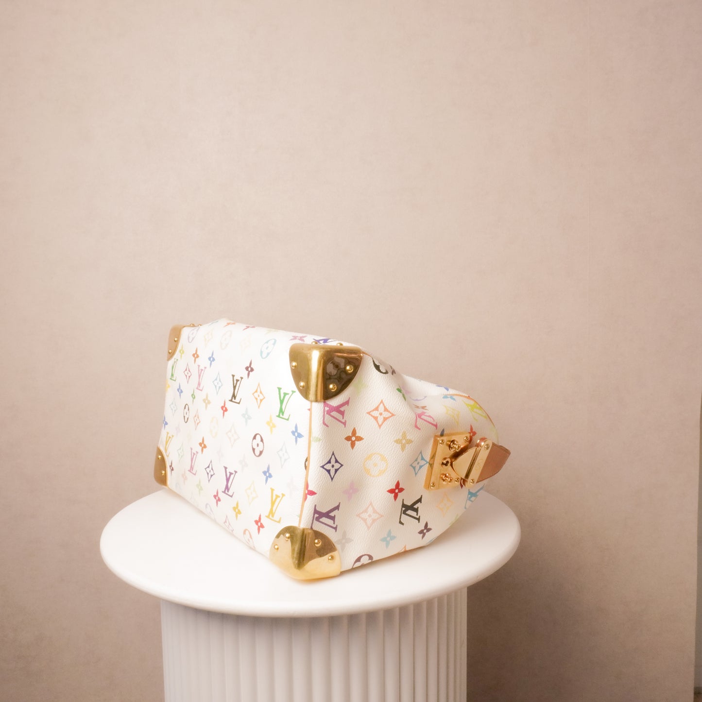 Louis Vuitton x Takashi Murakami Speedy 30 Multicolor Blanc