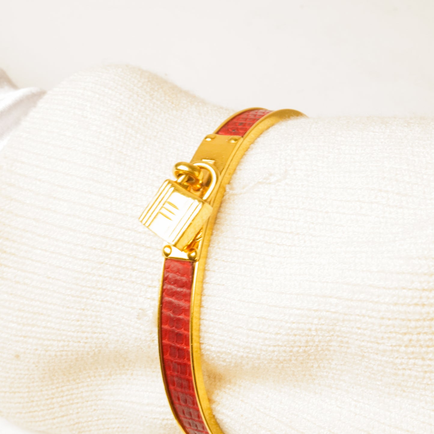 Hermès Kelly H Lock Bangle Armband 21 cm
