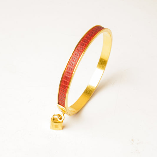 Hermès Kelly H Lock Bangle Armband 21 cm