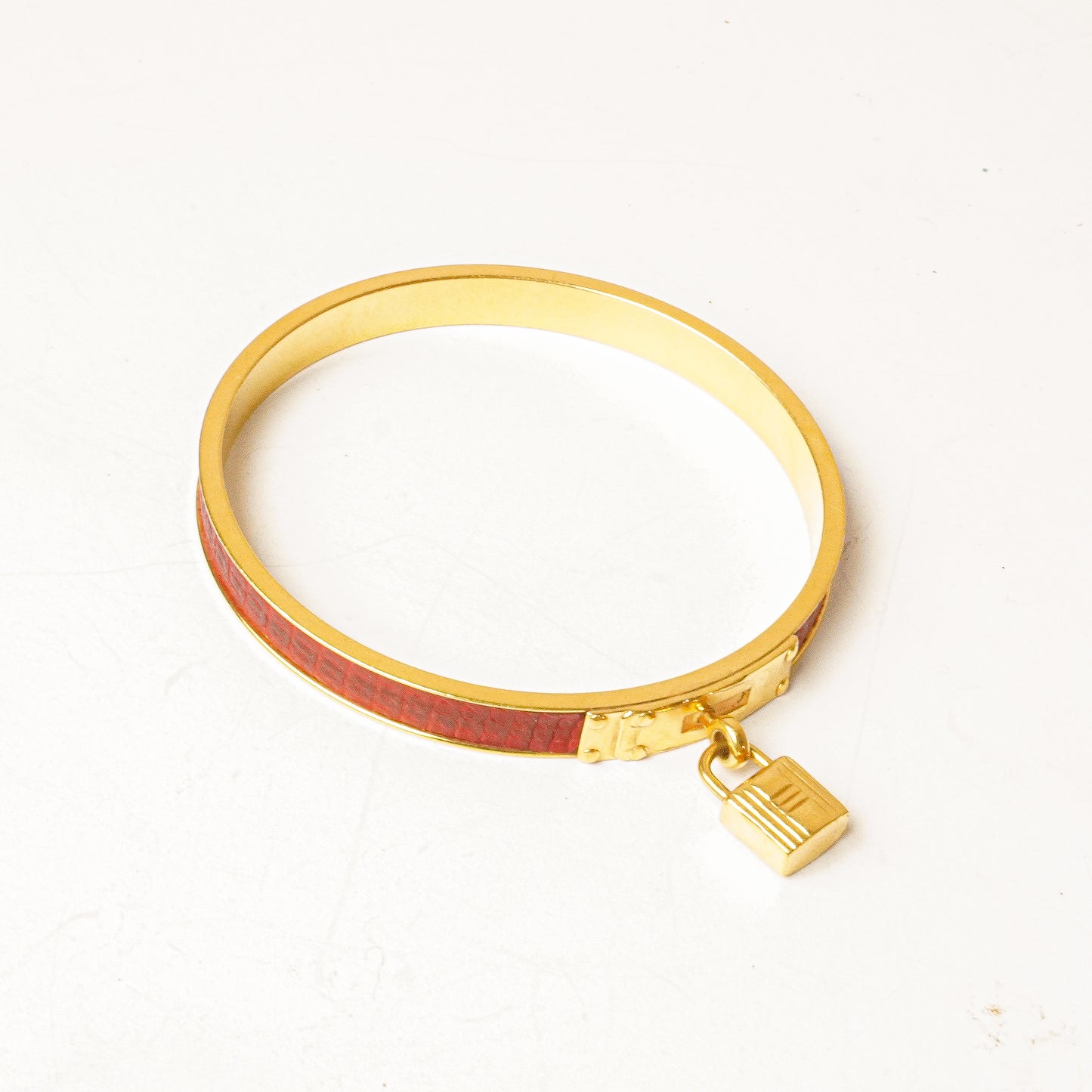 Hermès Kelly H Lock Bangle Armband 21 cm