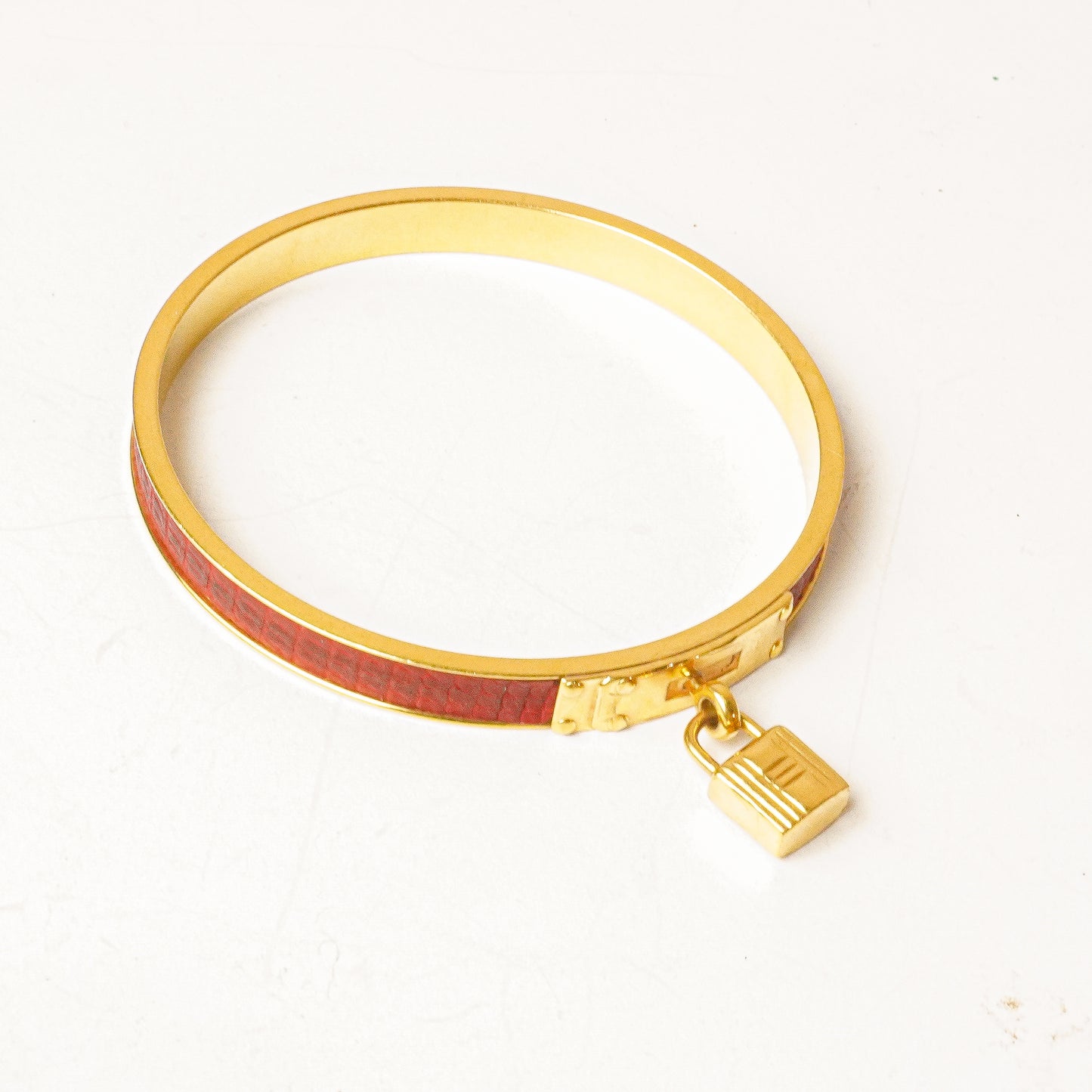 Hermès Kelly H Lock Bangle Armband 21 cm