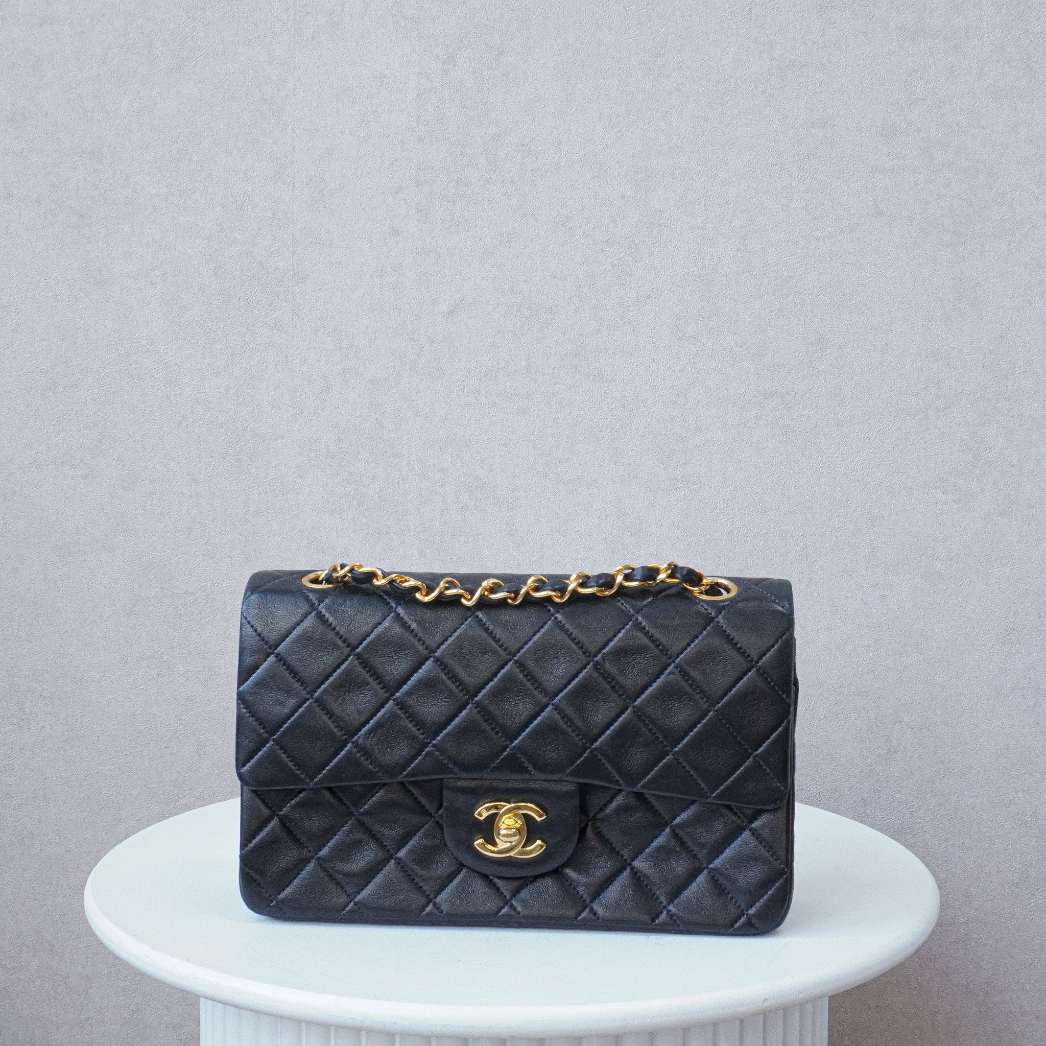Classic Flapbag Small Double Flap 24k ghw