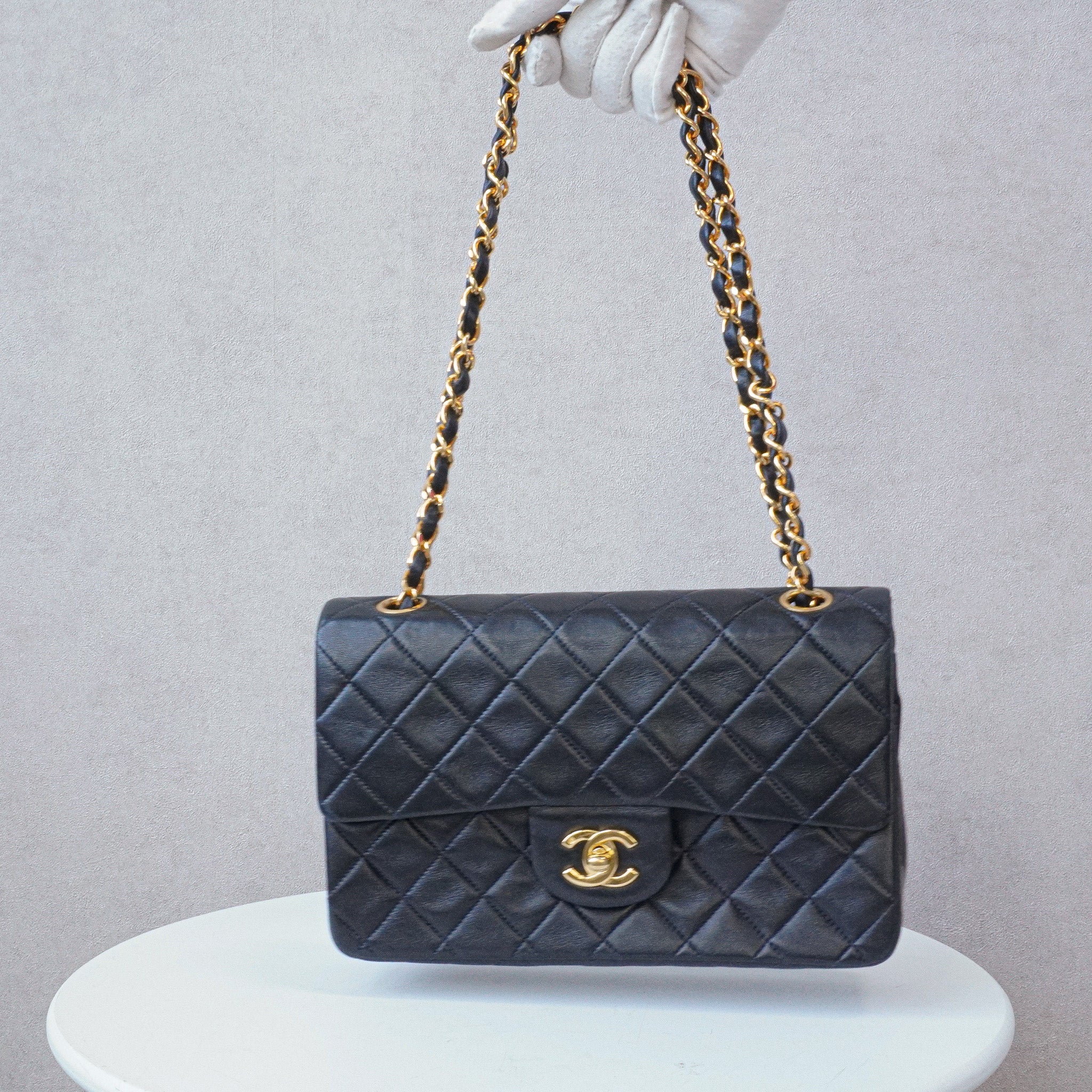 Classic Flapbag Small Double Flap 24k ghw