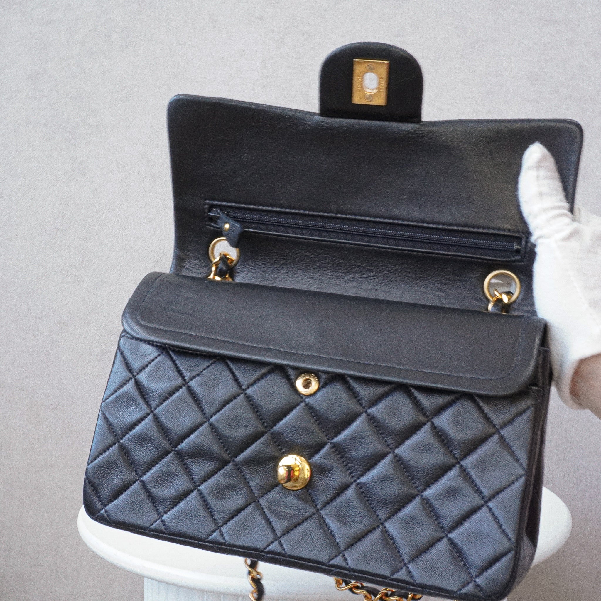 Classic Flapbag Small Double Flap 24k ghw