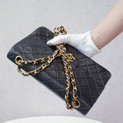 Classic Flapbag Small Double Flap 24k ghw