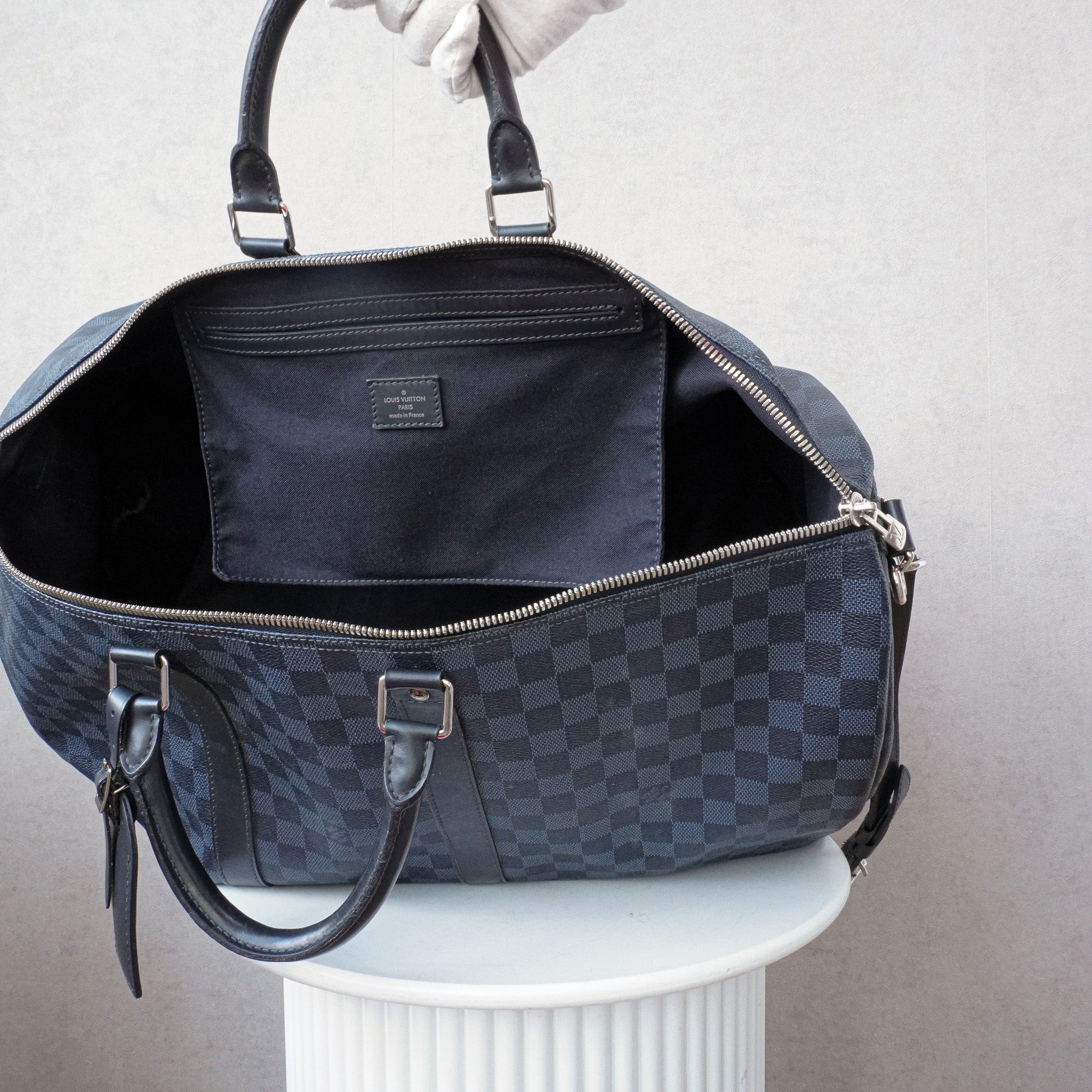 Louis Vuitton Keepall 55 Bandoulière Damier Graphite