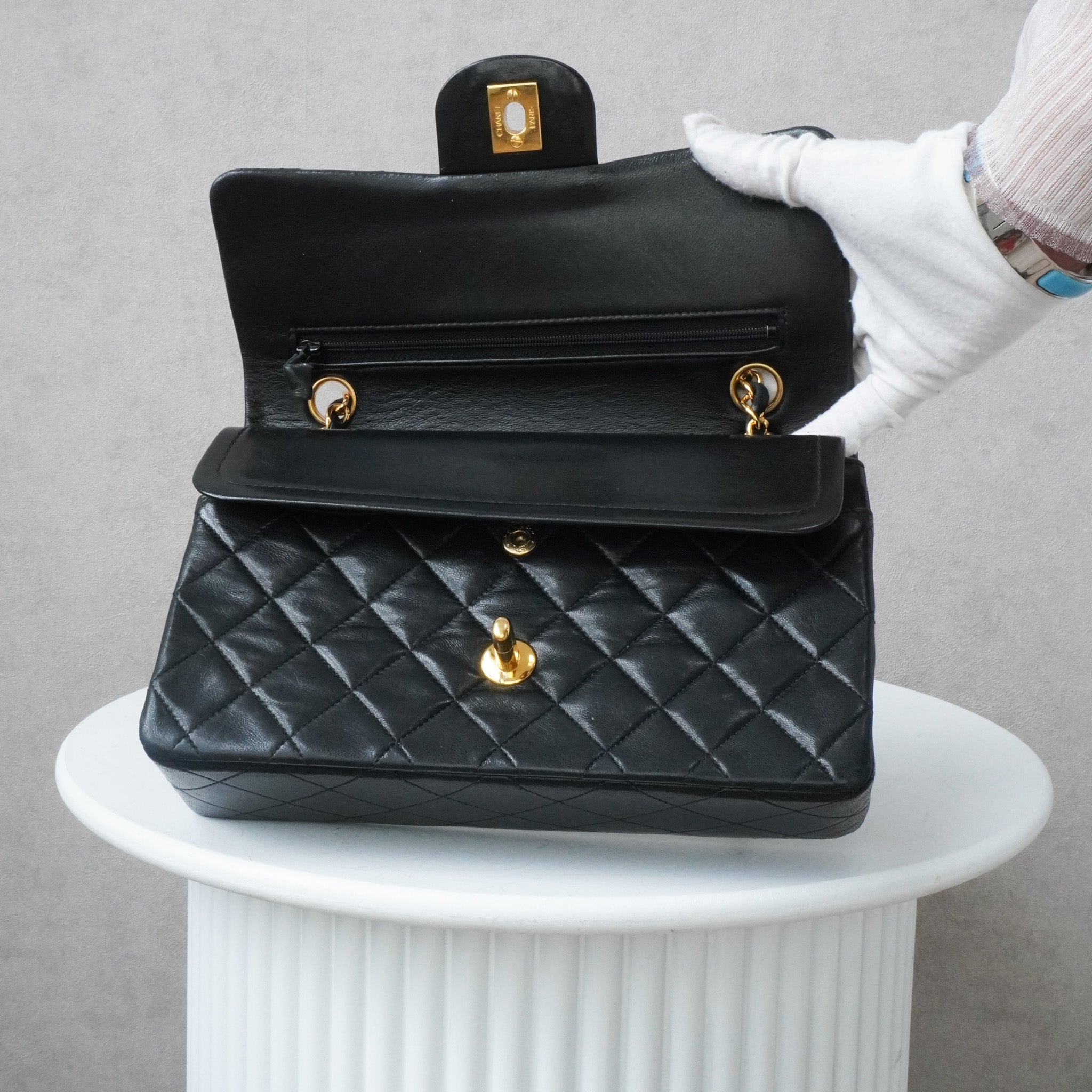 Chanel Classic Flapbag Small 24k ghw (1991)