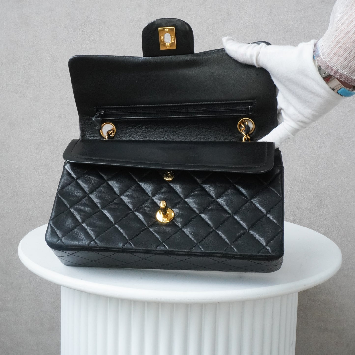 Chanel Classic Flapbag Small 24k ghw (1991)