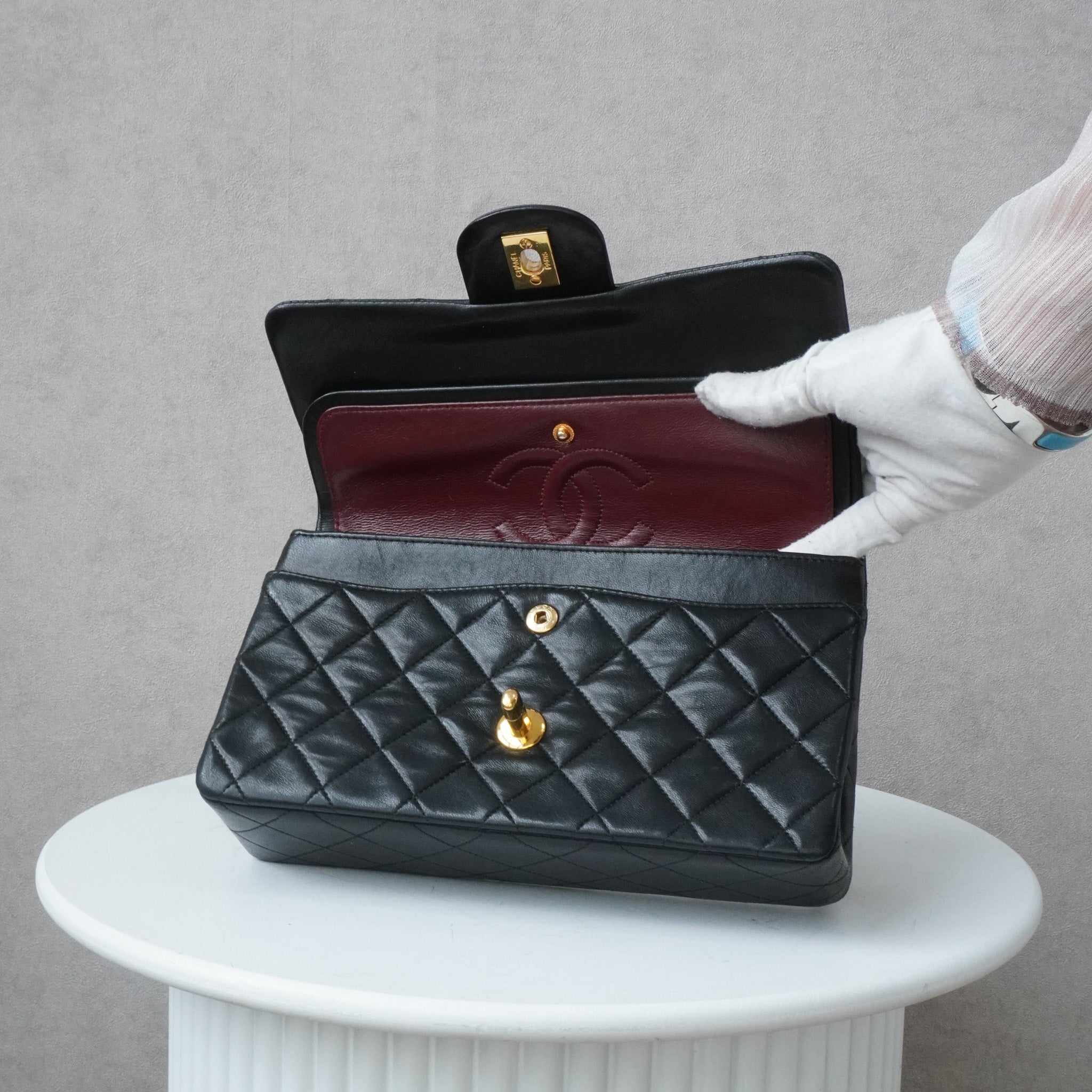 Chanel Classic Flapbag Small 24k ghw (1991)