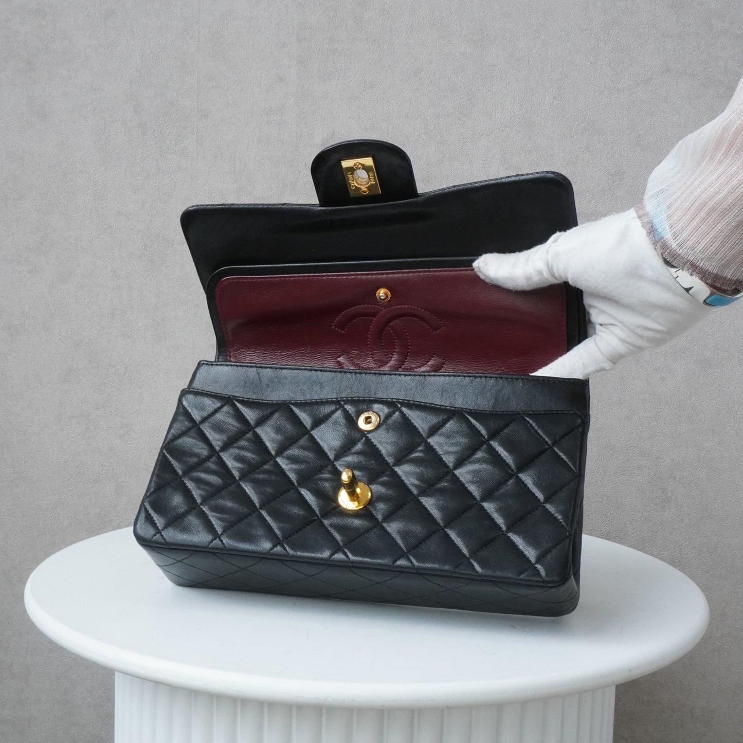 Chanel Classic Flapbag Small 24k ghw (1991)