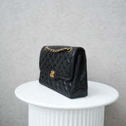 Chanel Vintage Double Flap 24k ghw