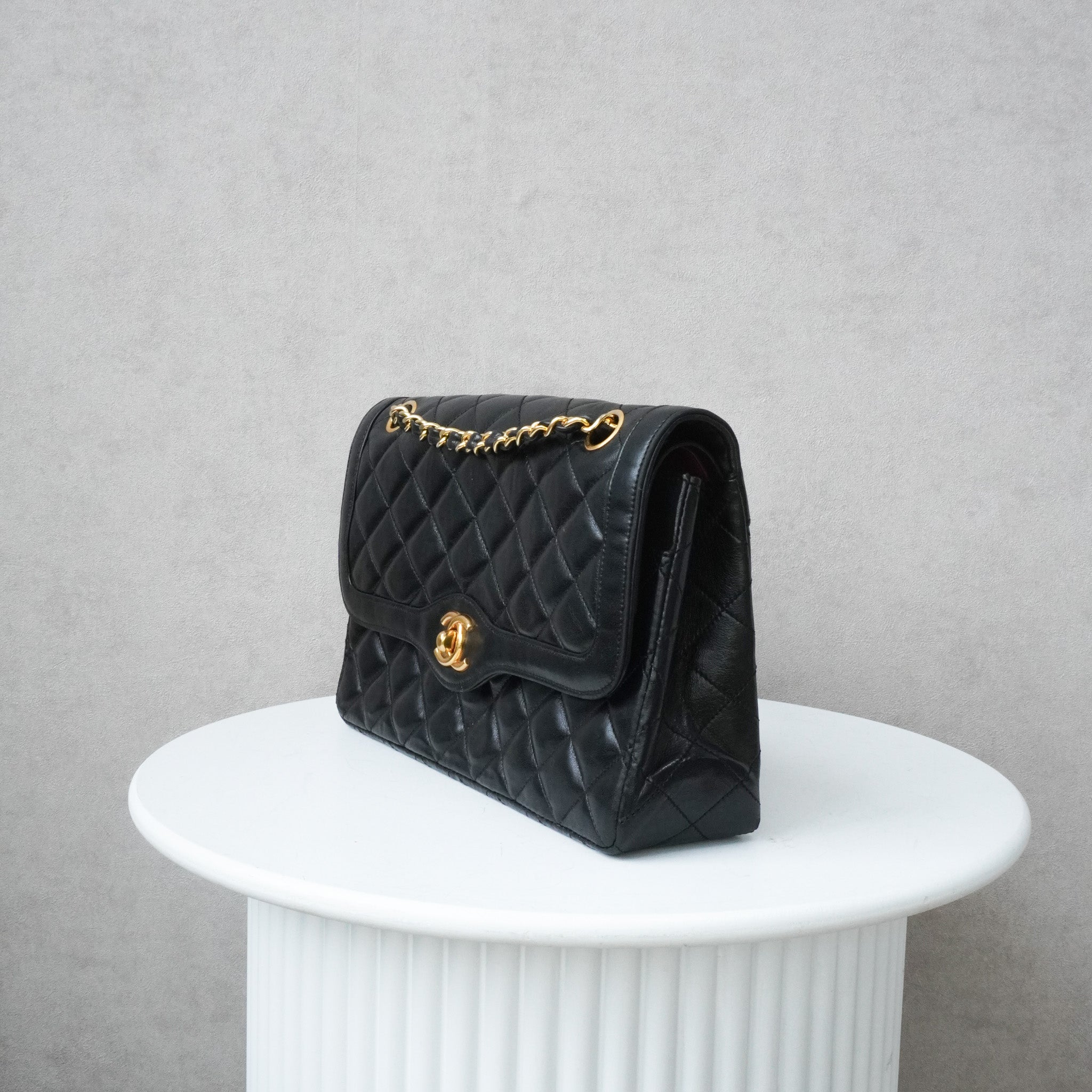 Chanel Vintage Double Flap 24k ghw