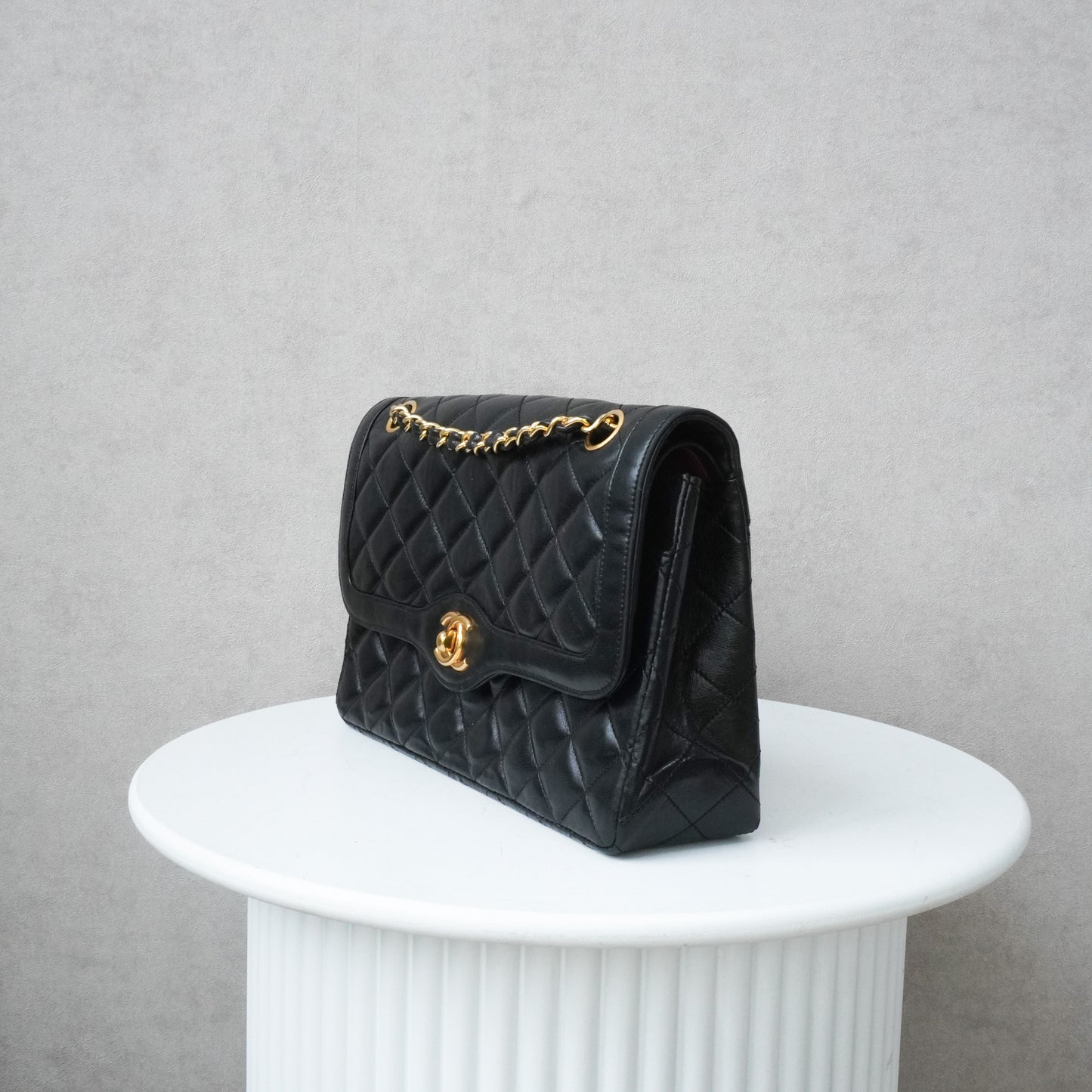 Chanel Vintage Double Flap 24k ghw