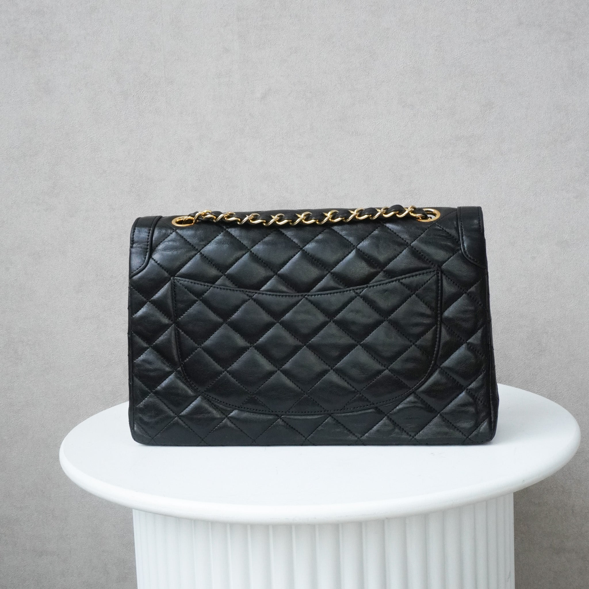 Chanel Vintage Double Flap 24k ghw