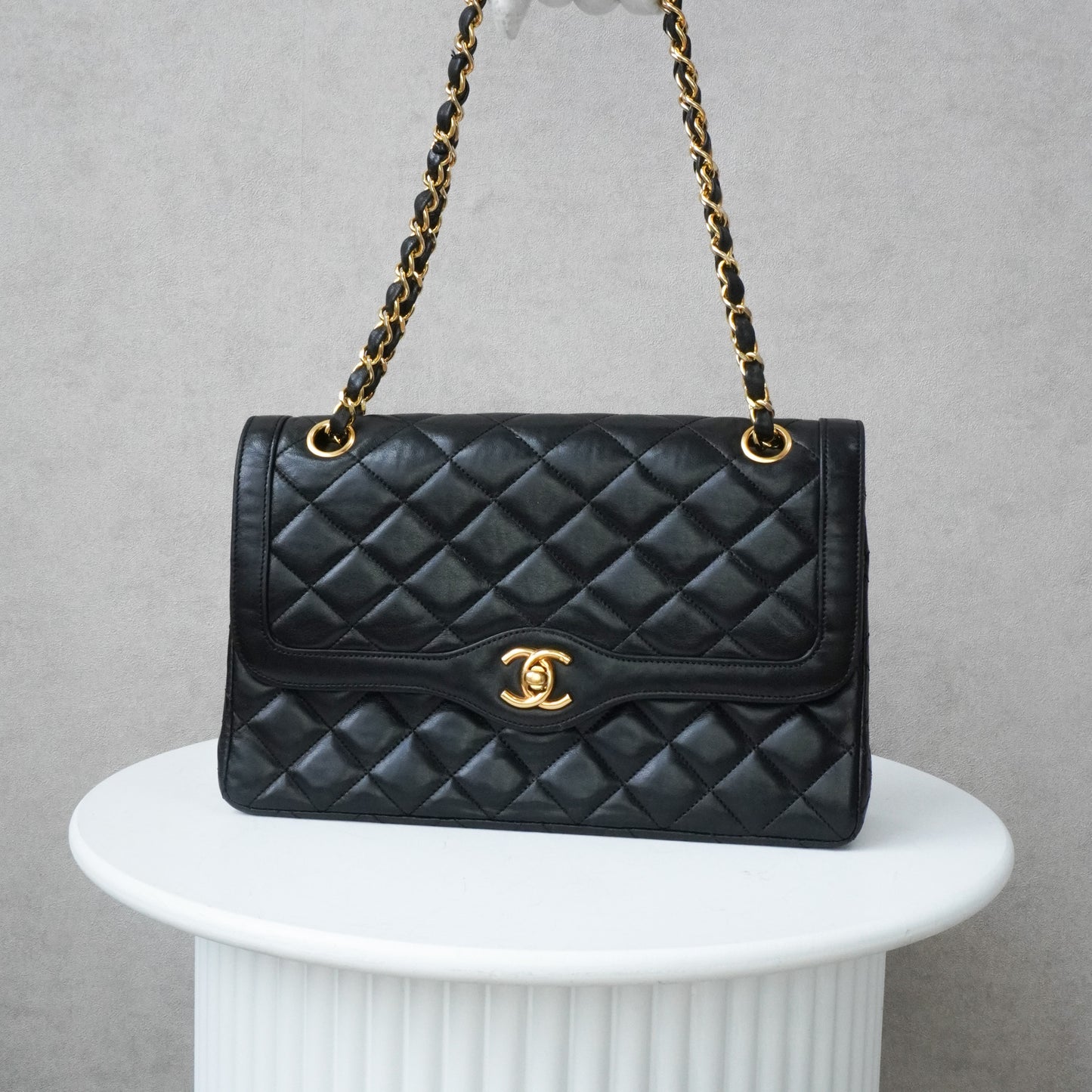 Chanel Vintage Double Flap 24k ghw