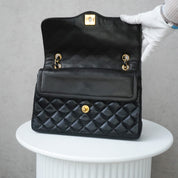 Chanel Vintage Double Flap 24k ghw